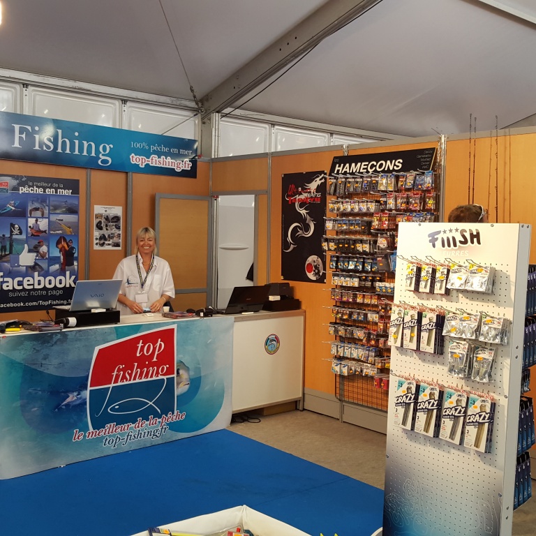 Salon de Cagnes 2016, stand Top Fishing