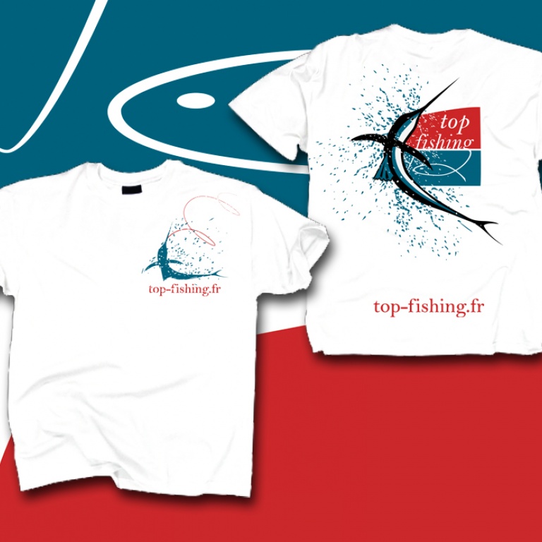 T-shirt Top-Fishing T-shirt Top-Fishing