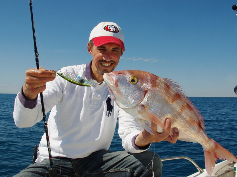 Énorme pageot de plus de 2 kg pris au slow jig Daiwa !