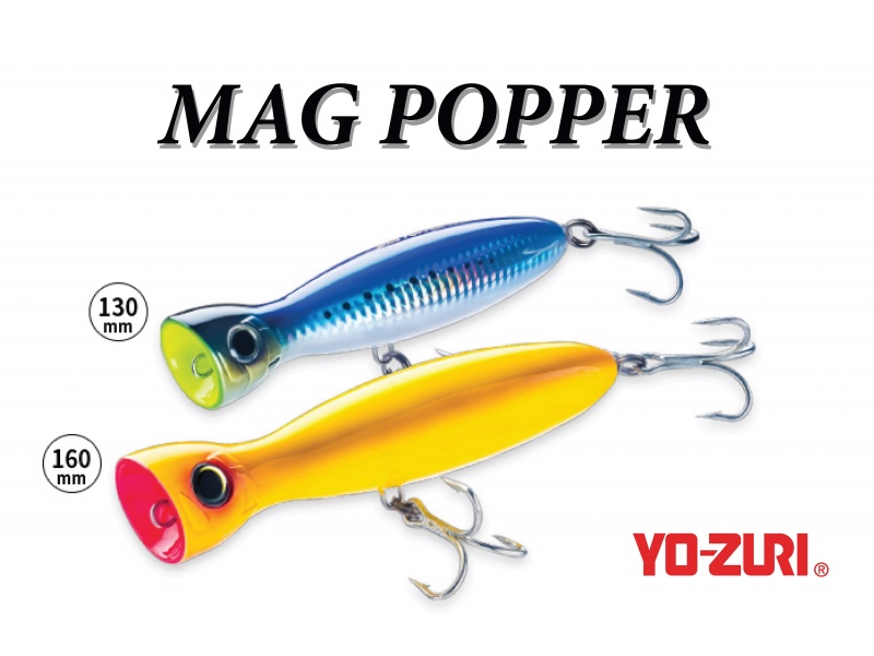 Le Mag Popper Yo-Zuri existe en 2 tailles ! Le Mag Popper Yo-Zuri existe en 2 tailles !