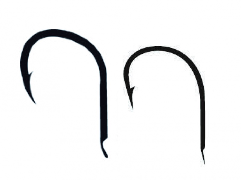Les hameçons ronds de type « chinu » sont parfaits pour la gueule des dorades grises Les hameçons ronds de type « chinu » sont parfaits pour la gueule des dorades grises