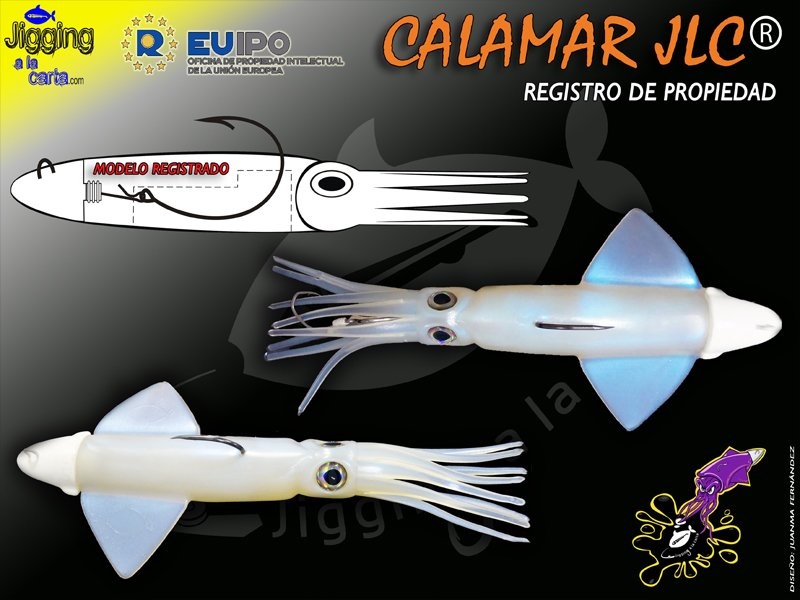 Calamars JLC : armement avec hameçon articulé pour plus de souplesse et moins de décrochages !