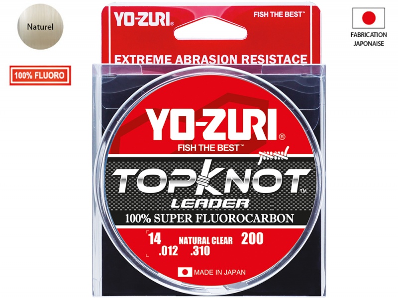 Très résistant à l’abrasion, le Topknot Leader Yo-Zuri est parfait pour la pêche des barracudas !