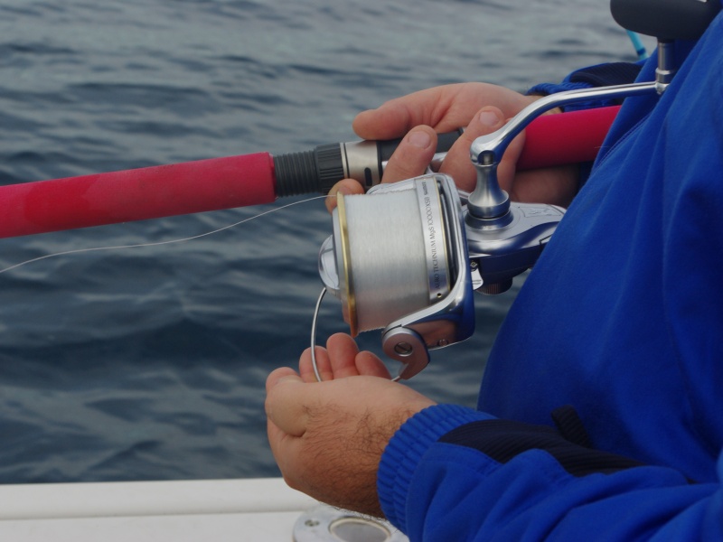 Un moulinet à large bobine de type long cast est un avantage pour les pêches au broumé car le fil sort de la bobine sous la simple influence du courant sans offrir de résistance, permettant ainsi de tromper les bonites les plus méfiantes