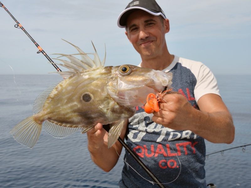 Beau Saint Pierre pris au madaï Grumpy Glowbite avec la canne Slow Pitch Italcanna !