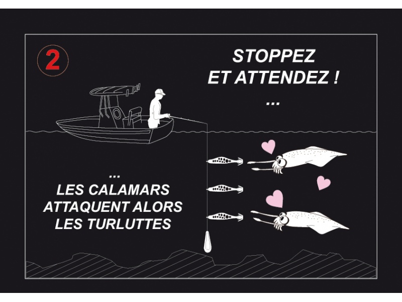 En stoppant l'animation, les calamars attaquent En stoppant l'animation, les calamars attaquent