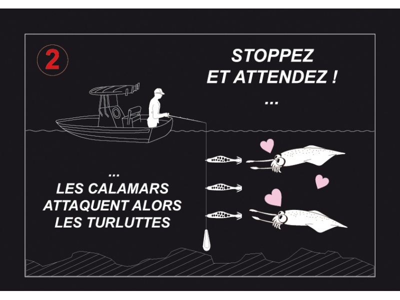 En stoppant l'animation, les calamars attaquent