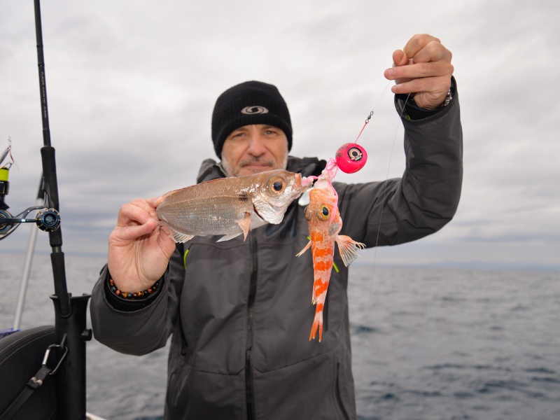 Avec l’Omega Slider Head X-Paragon, il n’est pas rare de faire des doublés de poissons ! Avec l’Omega Slider Head X-Paragon, il n’est pas rare de faire des doublés de poissons !