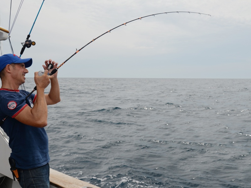 Gros combat avec la canne Slow Pitch Italcanna