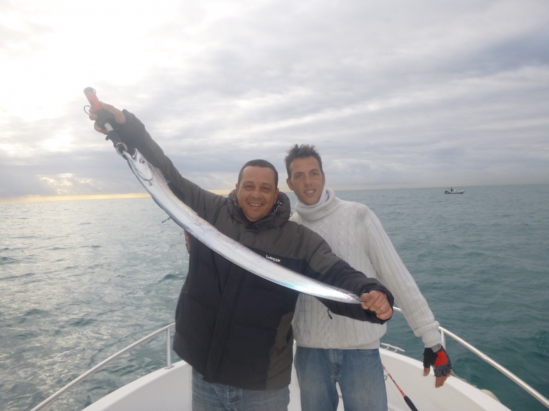 Il est également possible de pêcher des sabres avec la fonction jigging du XL 600 Kristal Fishing