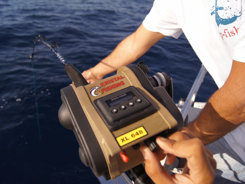 Moulinet XL648 Kristal Fishing en action !