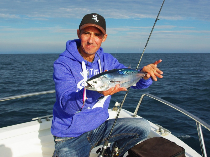 Bonitou prise au Samouraï jig Daiwa par notre consultant Stéphane Charles Bonitou prise au Samouraï jig Daiwa par notre consultant Stéphane Charles