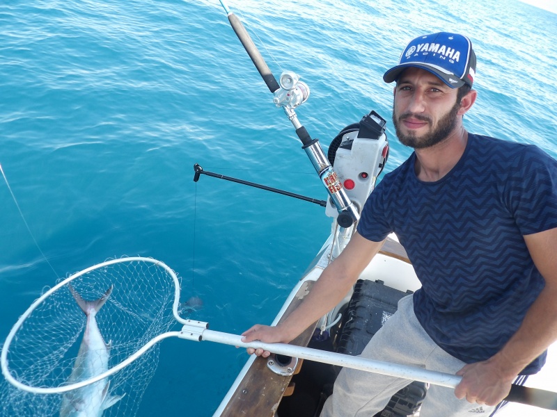 La technique de la traîne lente au downrigger est d’une redoutable efficacité sur les sérioles !