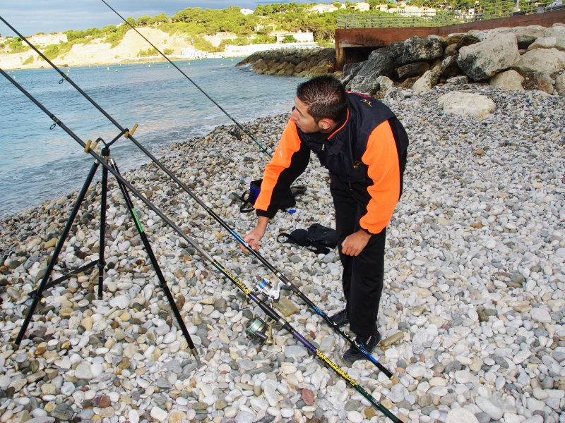 Le surfcasting light est idéal pour pêcher les sparidés par mer très calme !