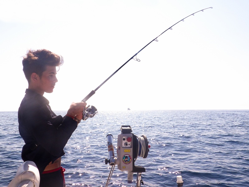 Ultra polyvalent, le downrigger permet de pêcher également avec des lignes très lights ! Ultra polyvalent, le downrigger permet de pêcher également avec des lignes très lights !