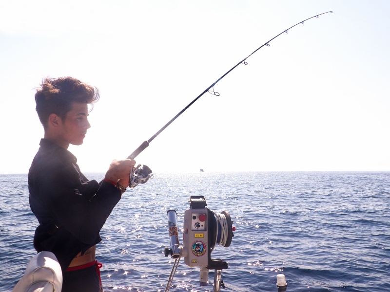 Ultra polyvalent, le downrigger permet de pêcher également avec des lignes très lights !