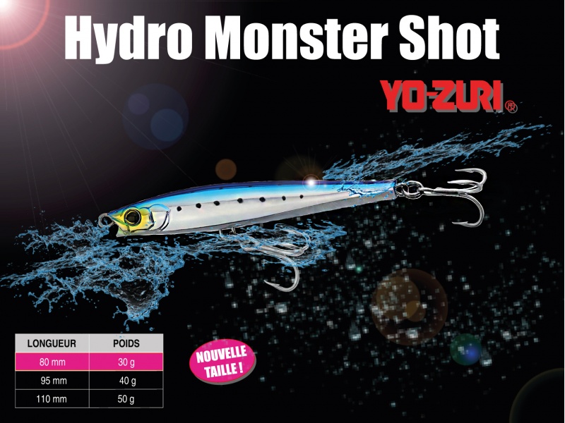 L’Hydro Monster Shot Yo-Zuri : le jig minnow au top sur les thonidés ! L’Hydro Monster Shot Yo-Zuri : le jig minnow au top sur les thonidés !