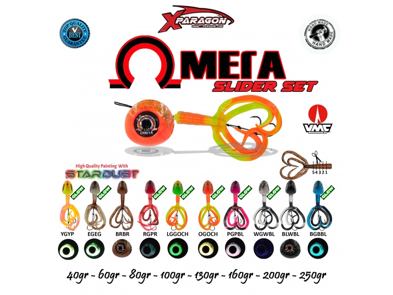 Le Slider Set Omega X-Paragon est décliné dans une vaste gamme de coloris phosphorescents 