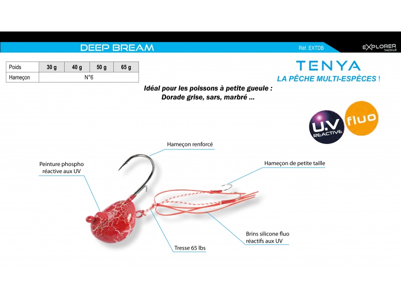 Tenya Deep Bream Explorer Tackle : le top pour la dorade grise ! Tenya Deep Bream Explorer Tackle : le top pour la dorade grise !