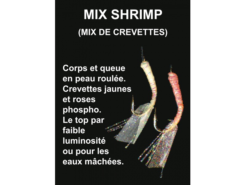 Les mouches du sabiki EX001 Hayabusa sont des imitations parfaites de petites crevettes Les mouches du sabiki EX001 Hayabusa sont des imitations parfaites de petites crevettes