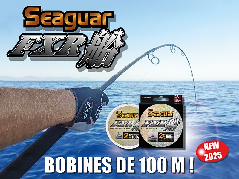 Le FXR Seaguar est désormais disponible en bobines de 100 m – ce qui le rend encore plus économique !