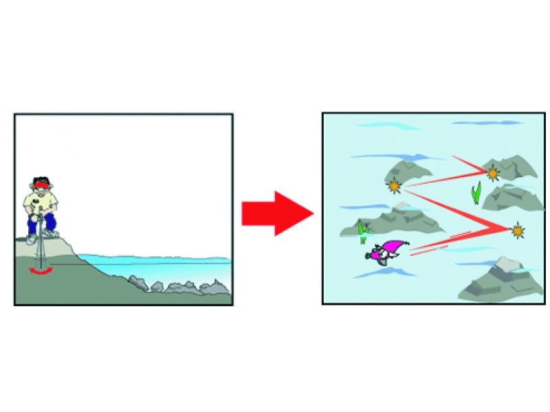 Nage en walking the dog. Nage en walking the dog.