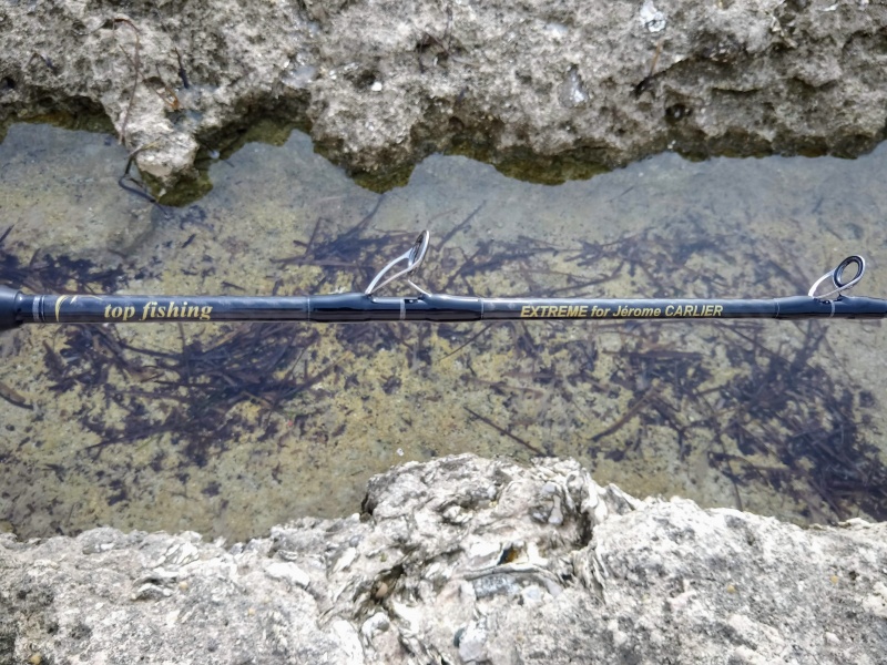 Canne Top Fishing Extreme Jérome Carlier, le blank Black Hole d'origine américaine