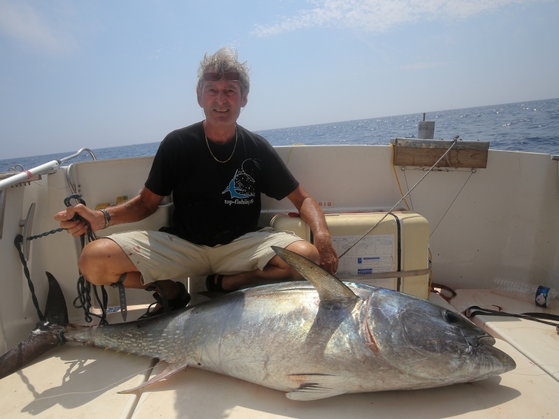 Olivier D., un client Top Fishing, pêche au thon rouge Olivier D., un client Top Fishing, pêche au thon rouge