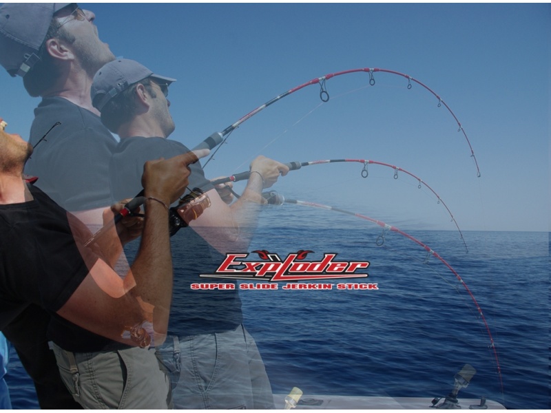 L'exploder Super Slide Slick Slaver Une canne Jigging d'exception.