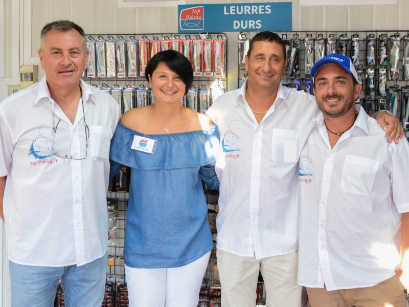 Philippe, le gérant Top Fishing Var et Daniel, le fondateur de Top Fishing Philippe, le gérant Top Fishing Var et Daniel, le fondateur de Top Fishing