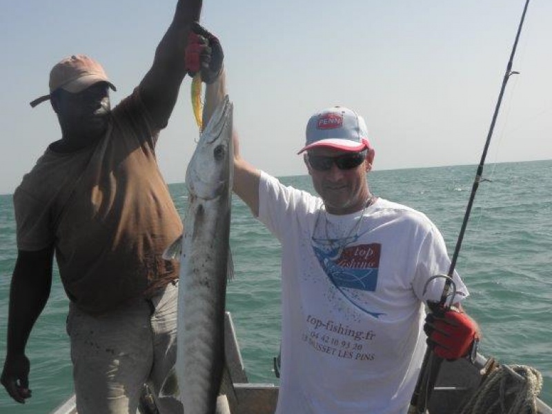 Barracuda au leurre Sébile au Bigagos, Jean-Louis M. (Pure Fishing) Barracuda au leurre Sébile au Bigagos, Jean-Louis M. (Pure Fishing)
