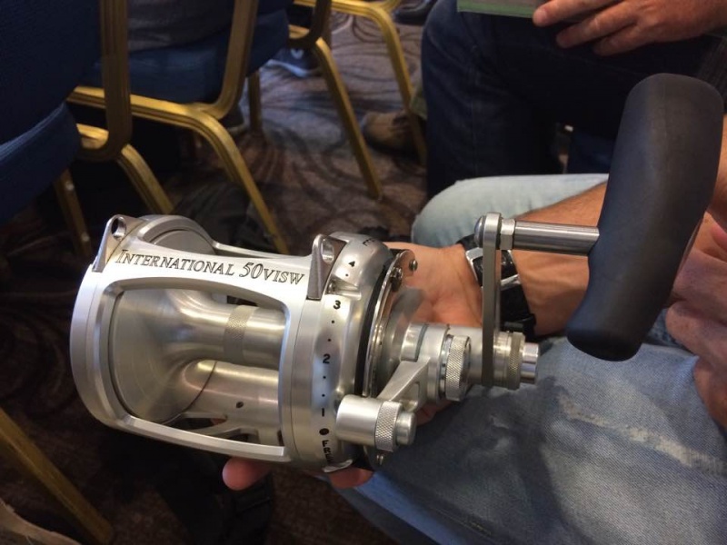 Nouveau Penn Inter VI silver lors d'une présentation interne chez Pure Fishing en août 2017 Nouveau Penn Inter VI silver lors d'une présentation interne chez Pure Fishing en août 2017
