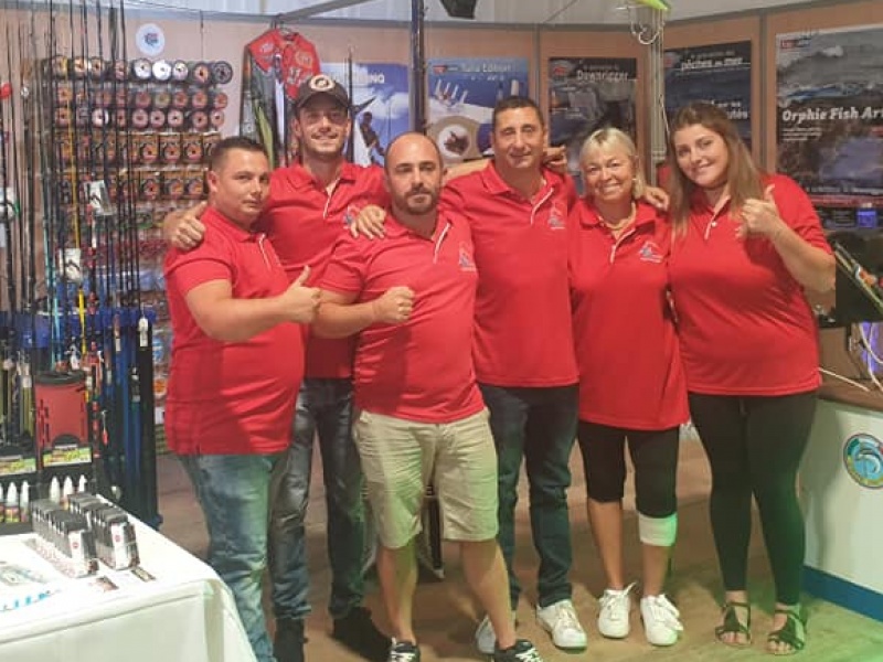 L'équipe Top Fishing au salon de Solenzara 2019 L'équipe Top Fishing au salon de Solenzara 2019