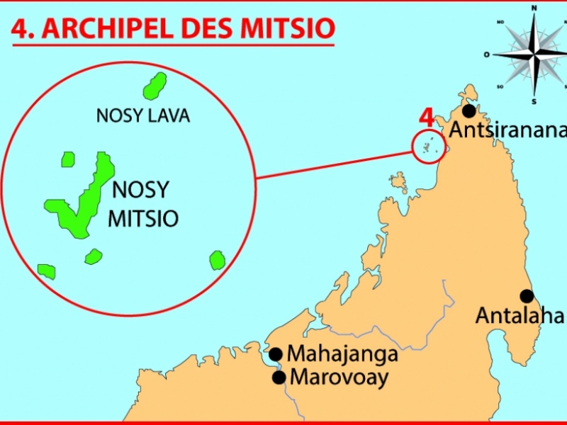 L'archipel des Mitsio est un ensemble d'îles paradisiaques L'archipel des Mitsio est un ensemble d'îles paradisiaques