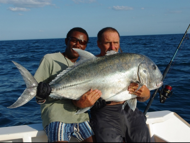 Jigging avec un saltiga 