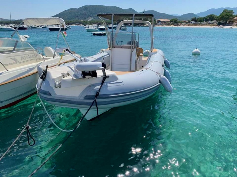 Moteur Minn Kota sur un Zodiac Moteur Minn Kota sur un Zodiac
