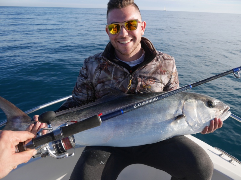 : La technique du downrigger permet de toucher de très beaux poissons avec des ensembles light (ici 30 lb) Un must pour les pêcheurs sportifs ! : La technique du downrigger permet de toucher de très beaux poissons avec des ensembles light (ici 30 lb) Un must pour les pêcheurs sportifs !