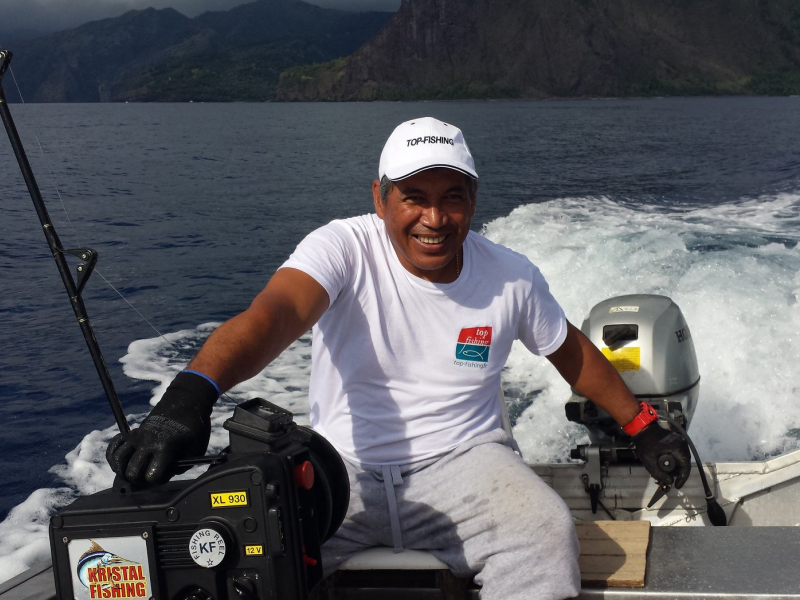 Un client Top Fishing en Polynésie pêche avec un XL 930 Un client Top Fishing en Polynésie pêche avec un XL 930