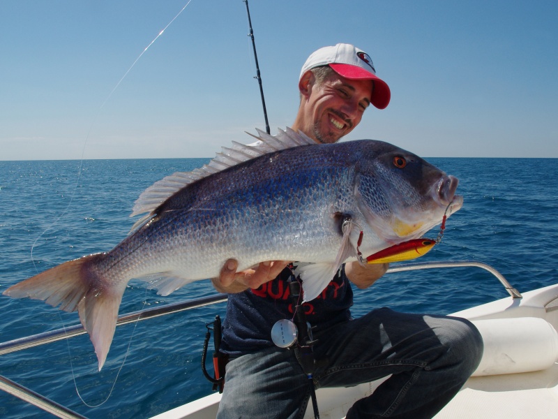 Stéphane Charles avec un Denti 5,5 kg au Top Sea Slow jig