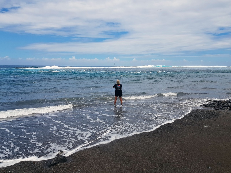 Il y a un gros potentiel pour le développement la pêche aux leurres du bord Il y a un gros potentiel pour le développement la pêche aux leurres du bord
