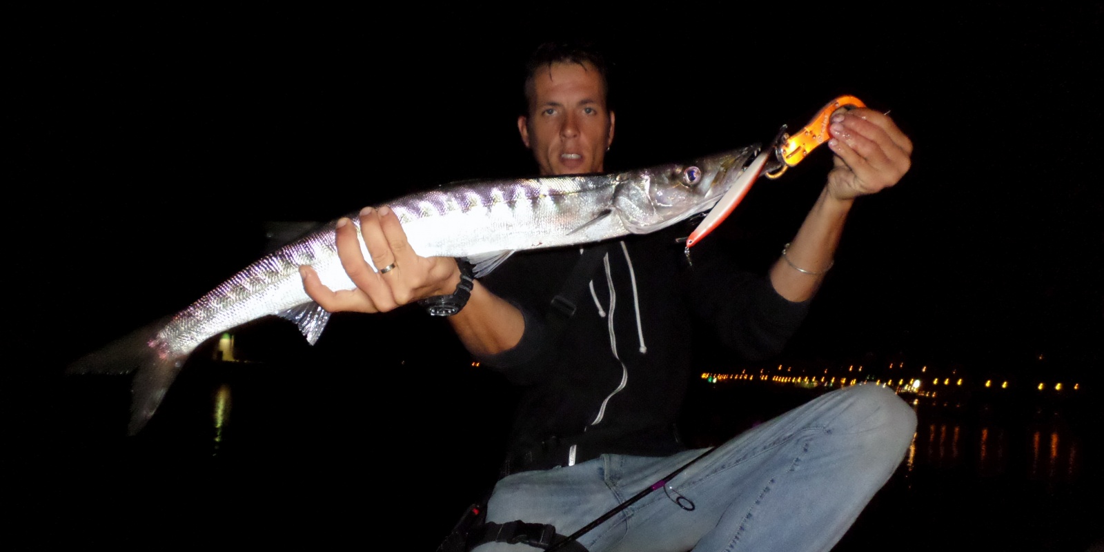 Joli barracuda pris par Fabien Harbers au Tide Minnow 175 Duo !