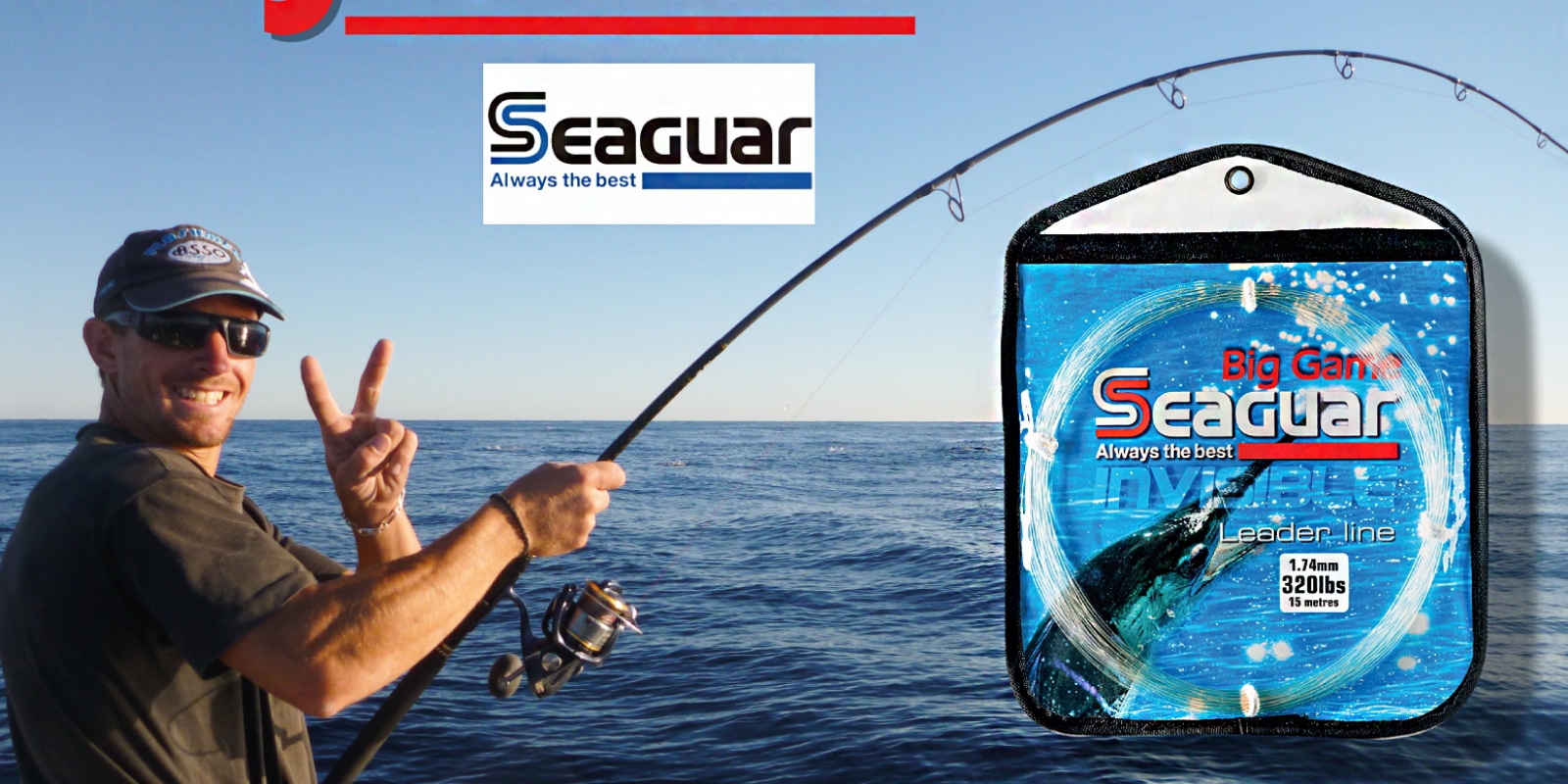 Le fluorocarbone Big Game Seaguar est idéal pour toutes les poêches des beaux thons rouges (lancer, broumé, traîne, etc.)
