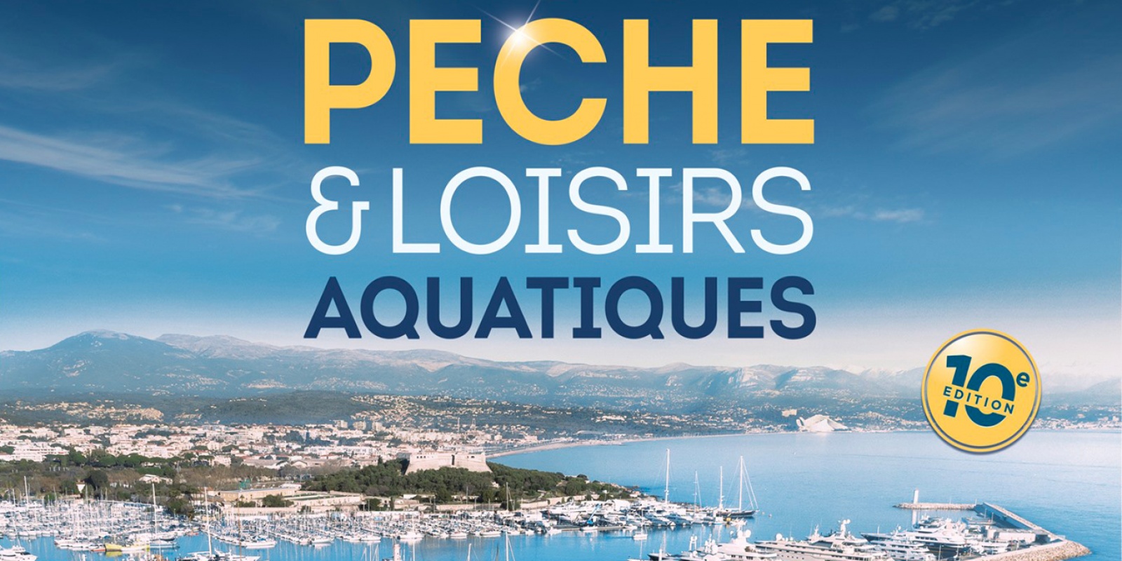 Affiche du salon de la Pêche et des Loisirs, insistait sur son décor de rêve cette année Affiche du salon de la Pêche et des Loisirs, insistait sur son décor de rêve cette année