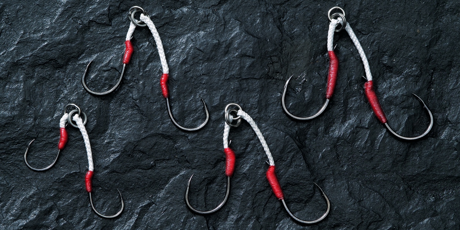 Assist Hooks Light Game Shout : des assists hooks doubles suffisamment petits pour armer des casting jigs mais qui s’avèrent néanmoins très résistants. Existe en taille S, M, L et LL