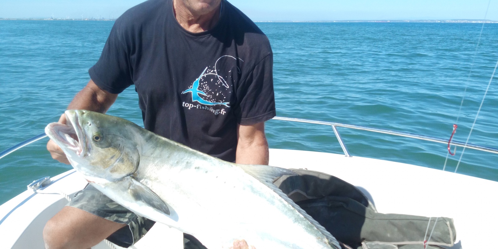 Daniel Brancato, Team Top fishing, avec une belle liche Daniel Brancato, Team Top fishing, avec une belle liche