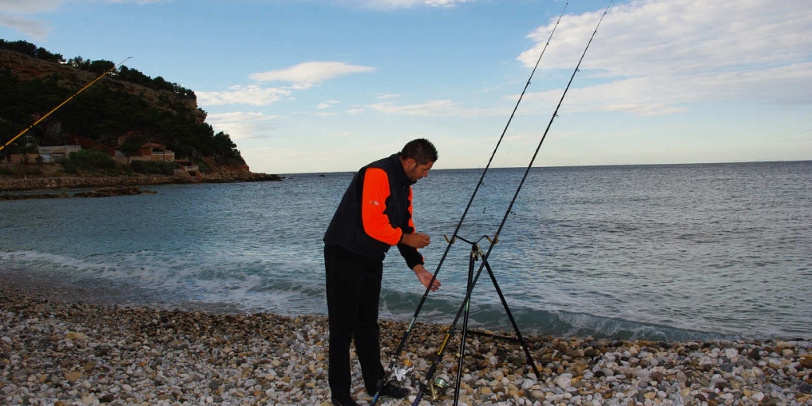 Canne Italcane Evoluzione en pêche.