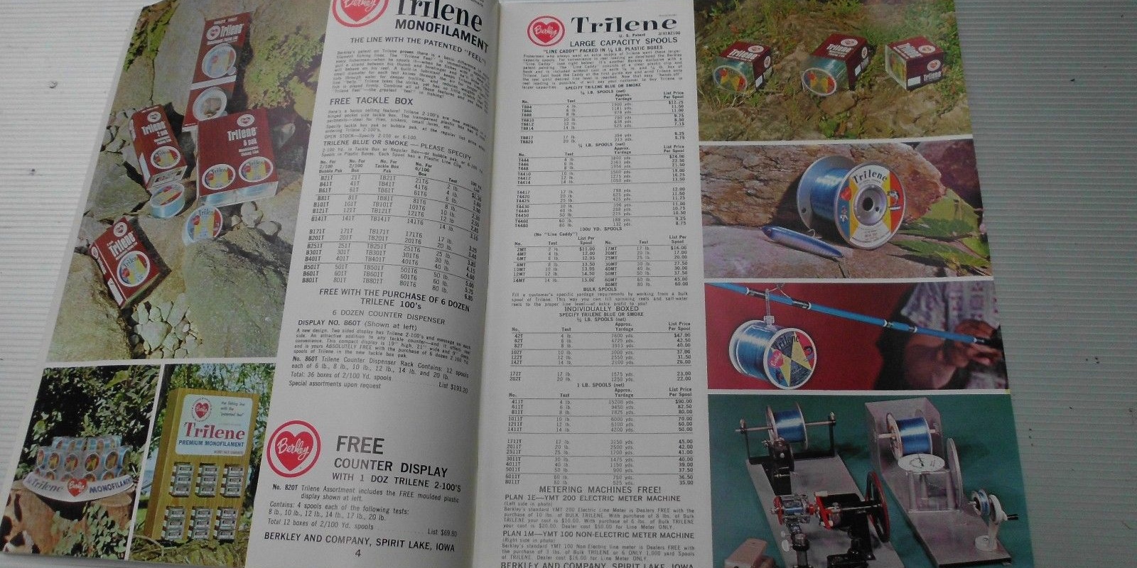 Catalogue Berkley en 1968