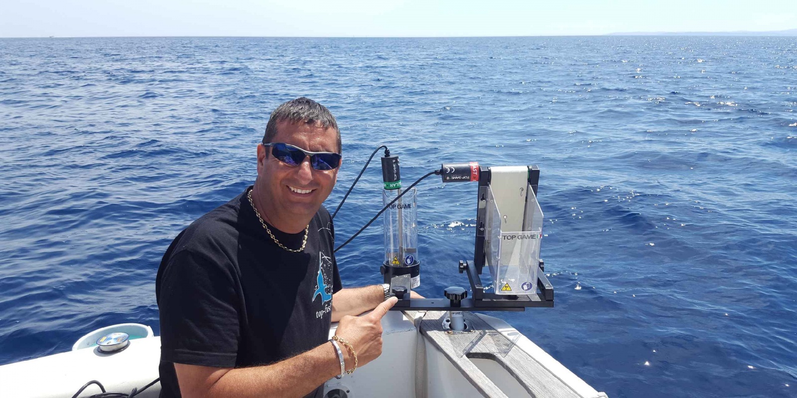 Daniel Cionini, en pêche été 2017 Daniel Cionini, en pêche été 2017