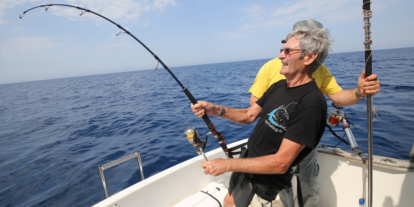 Olivier D., un client Top Fishing, pêche au thon rouge avec baudrier