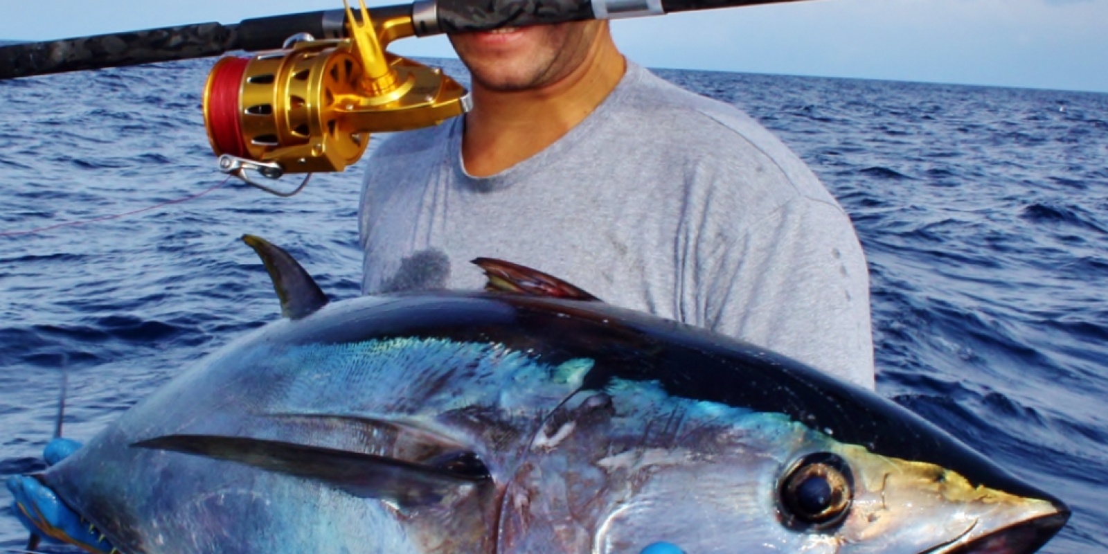 Stéphane Lopez avec un Moulinet Penn TRQ Spin